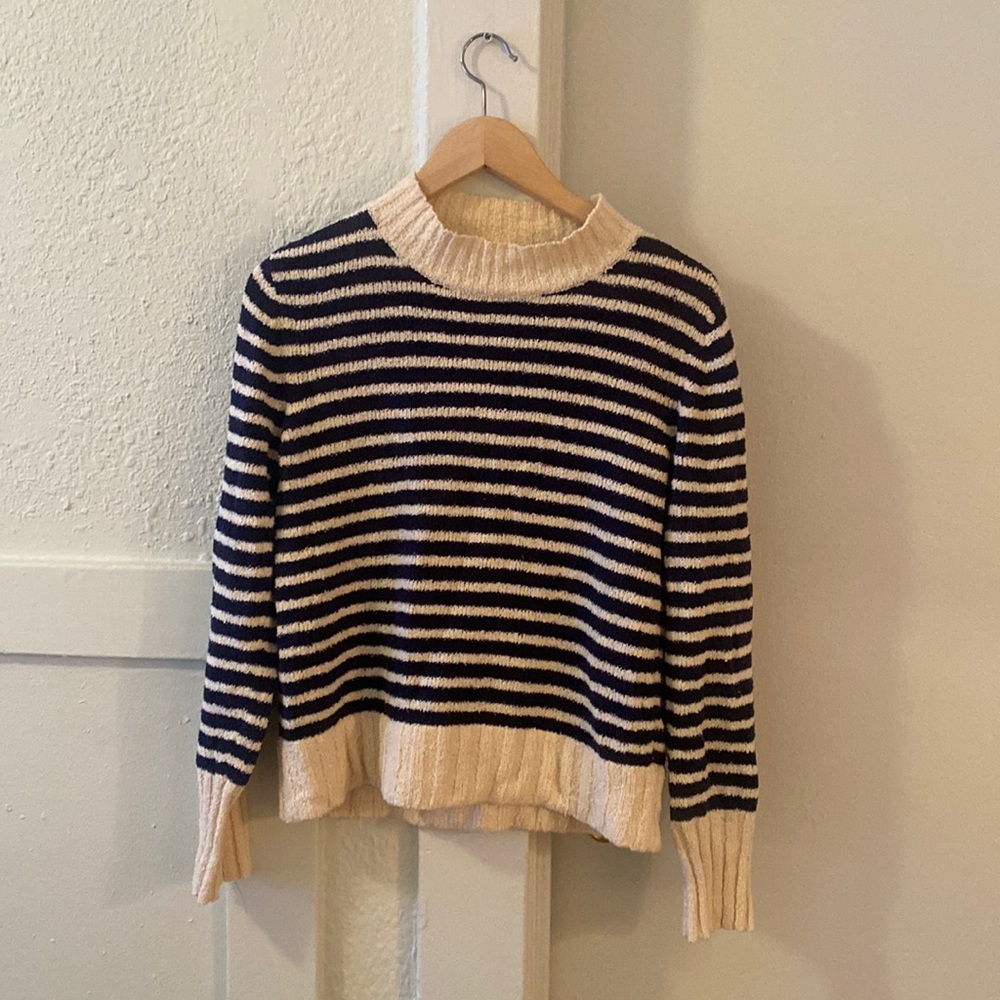 Cotton knit pullover sweater from Barney’s